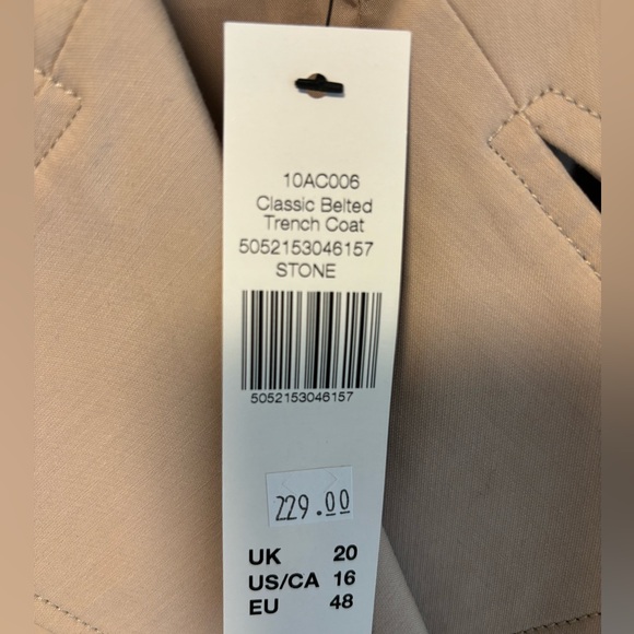 Belted Trench Coat - Picture 4 of 5